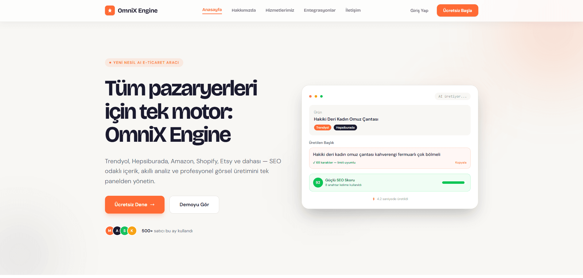 OmnixEngine — B2B SaaS